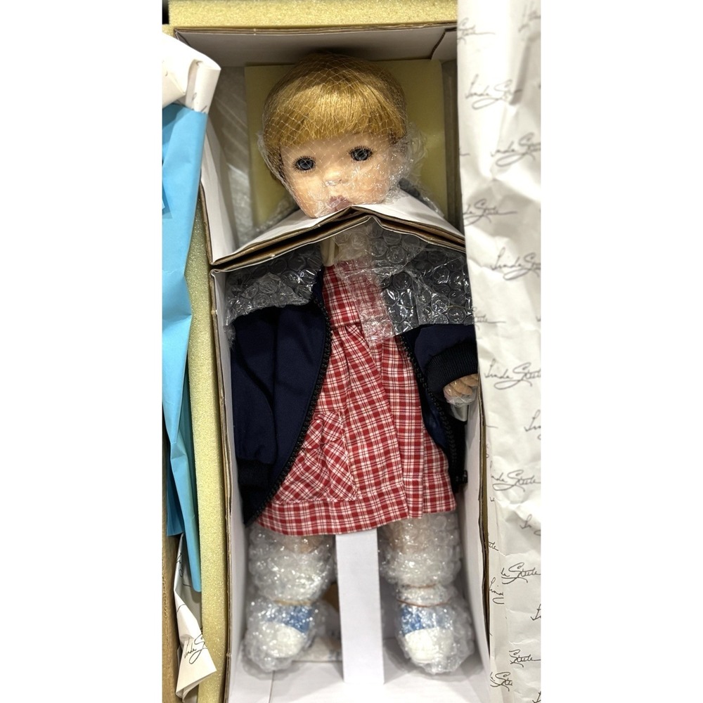 1997 Linda Steele Candi USPS Postal Service Doll Teddy Bear COA Original Box
